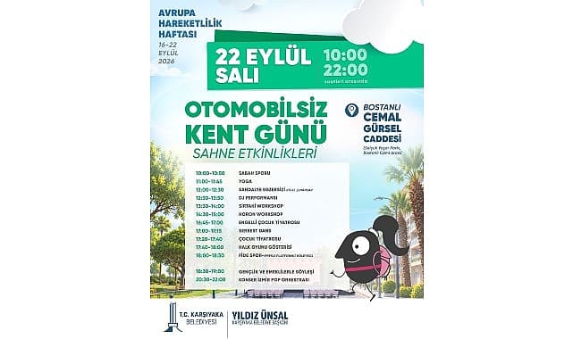 Bostanlı’da otomobilsiz gün!